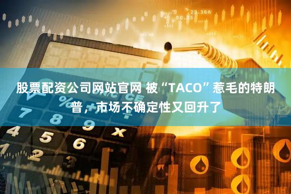 股票配资公司网站官网 被“TACO”惹毛的特朗普，市场不确定性又回升了
