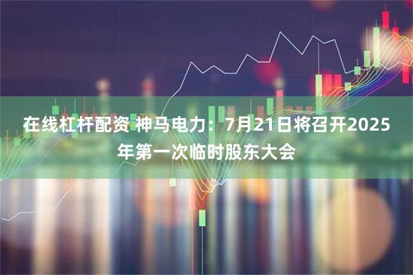 在线杠杆配资 神马电力：7月21日将召开2025年第一次临时股东大会